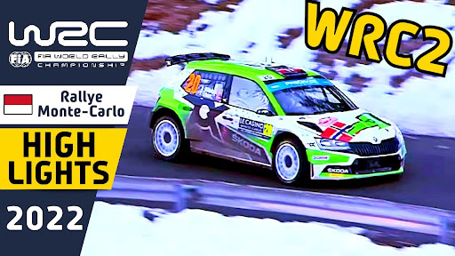 WRC2 Rally Highlights Day 1 + 2 : WRC Rallye Monte-Carlo 2022