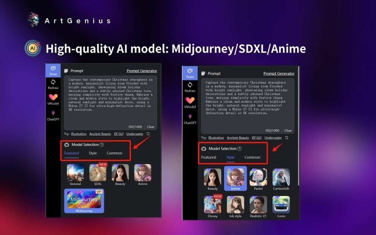 AI Art Generator Pro（Free） - ArtGenius Chrome Extension Image 3