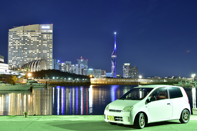ミラの福岡タワー・福岡夜景・夜景と愛車・夜景に関するカスタム事例の投稿画像2枚目