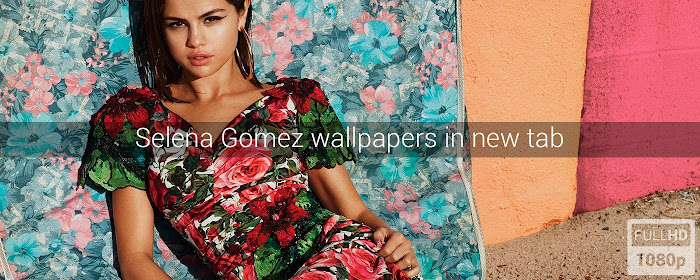 Selena Gomez Wallpapers New Tab marquee promo image