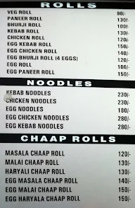 Billa Roll Corner menu 1