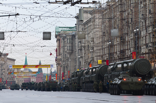 Фоторепортаж с тренировочного парада