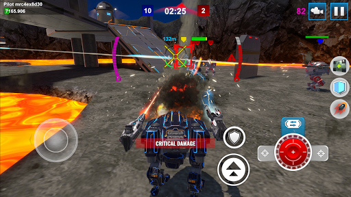 Mech Wars: Multiplayer Robots Battle APK MOD screenshots 3