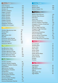 The Big Bang Cafe menu 1