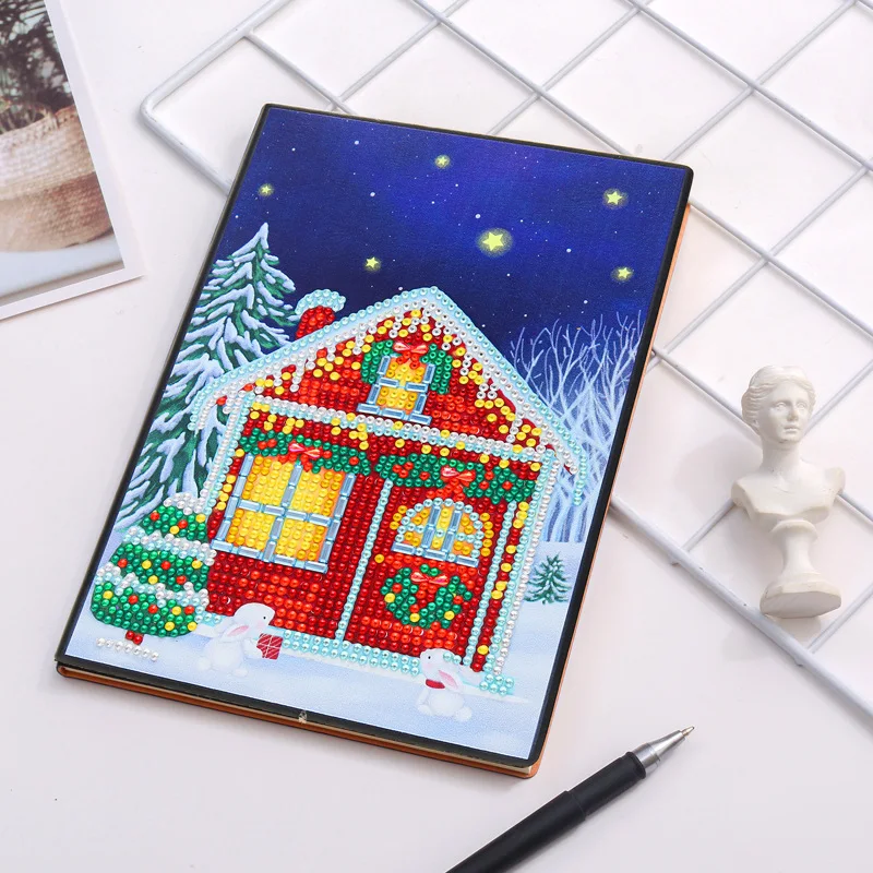 Carnet spécial affaires Peinture Diamant 5D pour une organisation et une créativité exceptionnelles. Idéal pour le travail, planifiez avec style et brillez