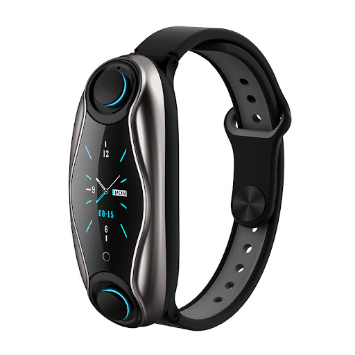 Title 2, Bluetooth headset bracelet for hands-free calli...
