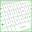 Green White Keyboard,Green Water theme keyboard Download on Windows