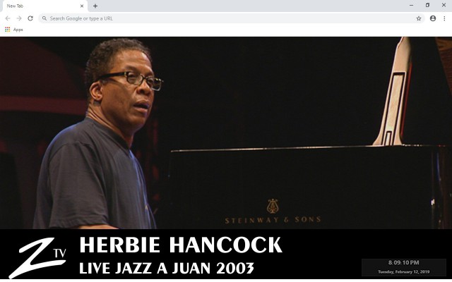 Herbie Hancock New Tab Theme