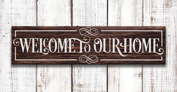 Download Welcome To Our Home Free Svg File