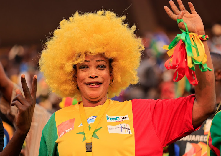 Senegal fans in the stands during the match