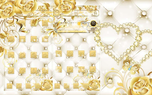 Golden Diamond Rose Theme