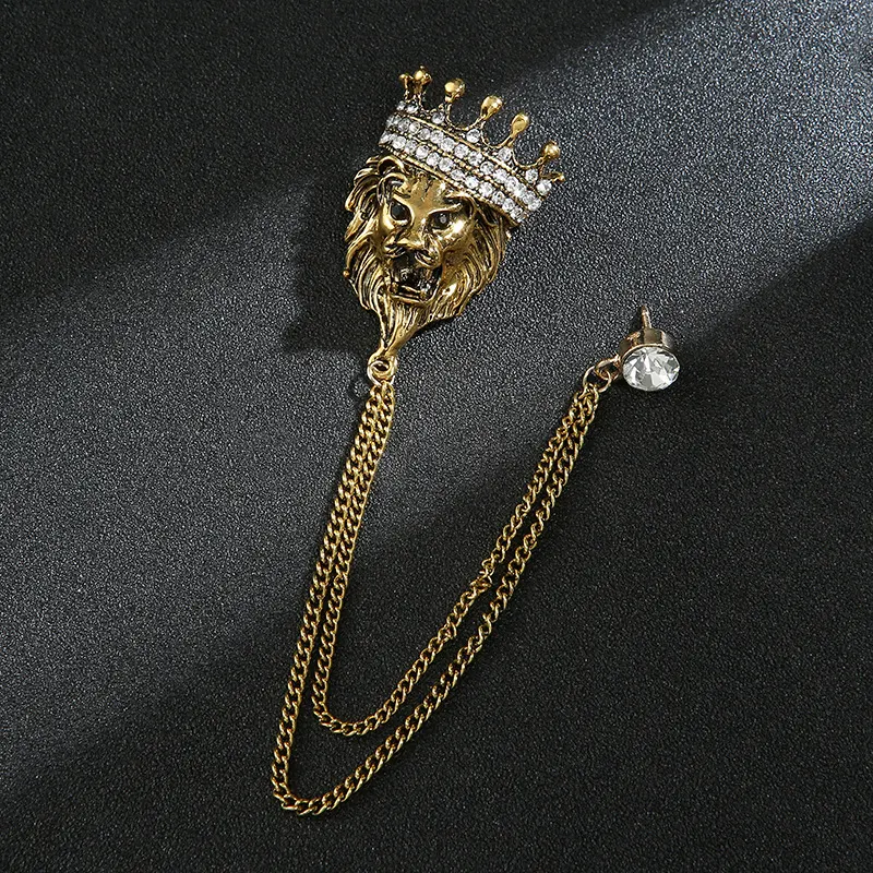 Broche de Animal para Terno Pin Insígnia Simples Acessórios Adicione um toque único e divertido ao seu visual com este broche.