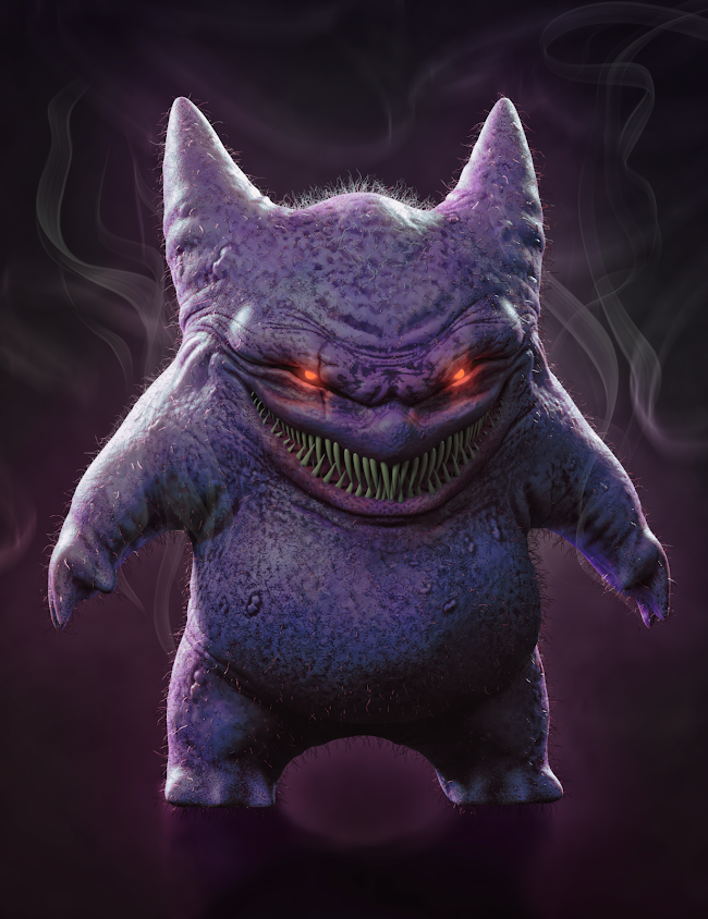 Gengar Used Scary Face! - 9GAG