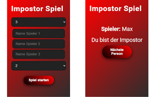 Impostor Wortspiel - Offline Multiplayer