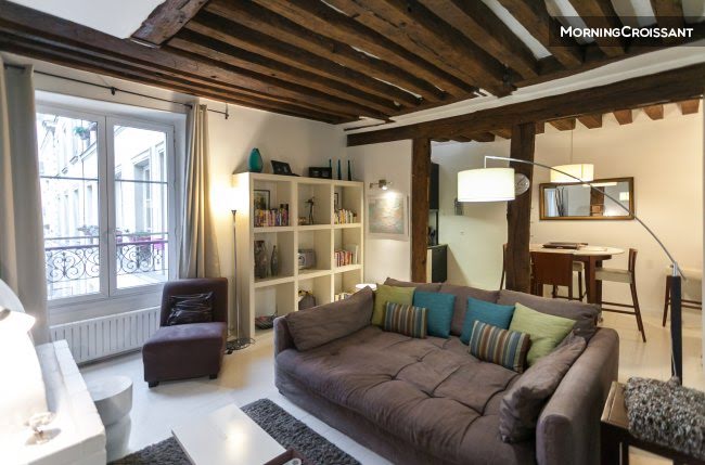 Location meublée appartement 2 pièces 50 m² à Paris 3ème (75003), 2 350 €