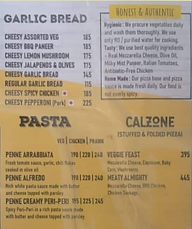 Fiero! Pizzeria menu 2