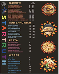 Startruth menu 1