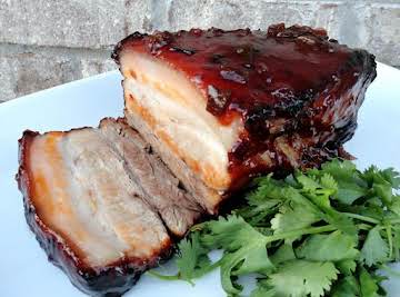 Mojo Candied Jalapeno Pepper BBQ Pork Belly