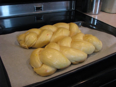 Second Rise of Challah Dough - Photo Courtesy of Hillary Kwiatek