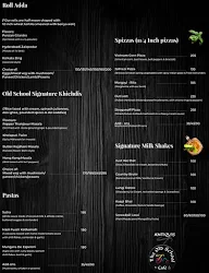 Antiquis - The Old School Cafe menu 4