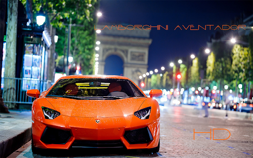 Lamborghini Aventador - Paris Theme