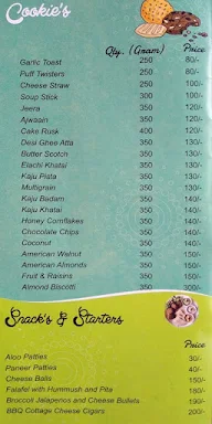 Broomie's Bakery menu 4