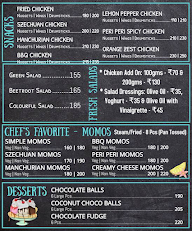 Revayah Foods menu 1