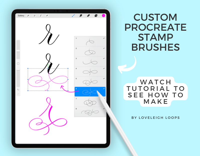 BUILD XOXO LOVE BRUSH STAMP PROCREATE Graphic by Wishchy Online