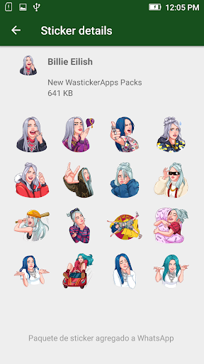 ?New Stickers of Singers WAstickerapps Memes