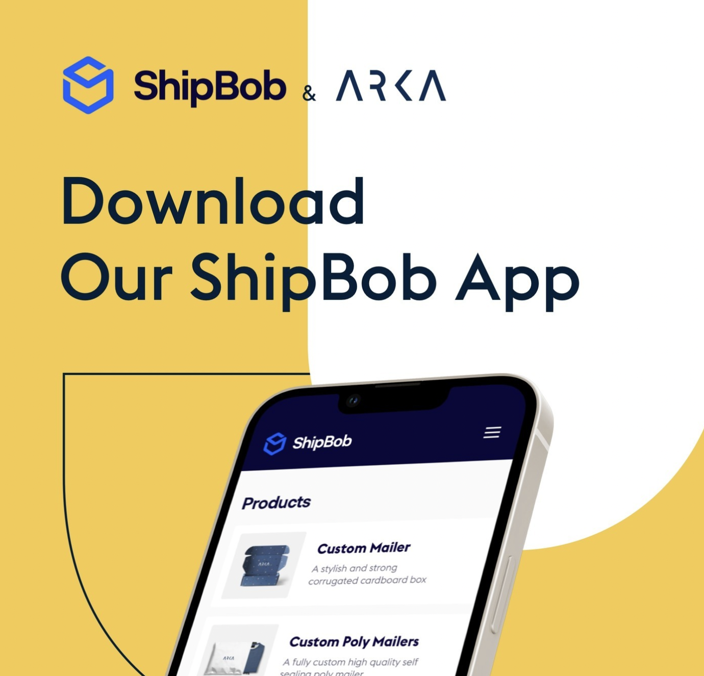 Arka app and Shipbob