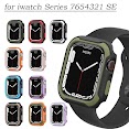 Ốp Bảo Vệ Màn Hình Đồng Hồ Thông Minh Iwatch Series 7 6 5 4 If Tương Thích 40Mm 41Mm 44Mm 45Mm