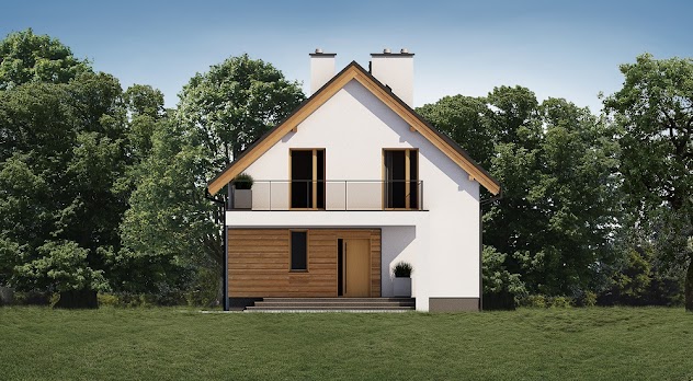 Elewacja nr 1 projektu domu Kos 2