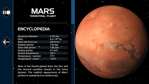 Screenshot Solar System Scope