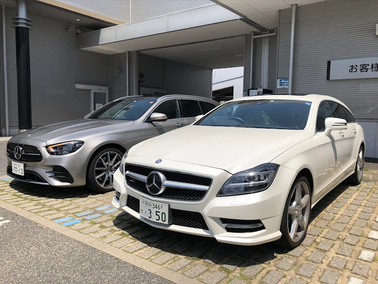 CLSシューティングブレークのCLSシューティングブレーク・E300ステーションワゴン・車検・代車でドライブ・ヤナセ西支店に関するカスタム事例の投稿画像1枚目
