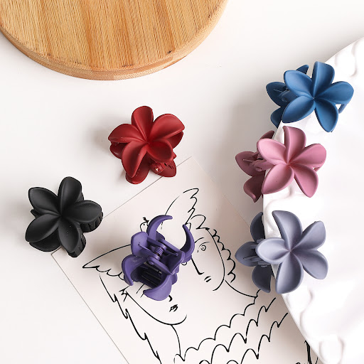 Title 5, Retro Sweet Hair Claw Clip Womens Side Grip, S...