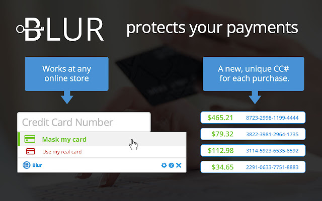 Blur Chrome Extension