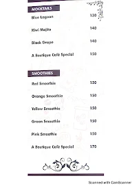 Art Boutique Cafe menu 6