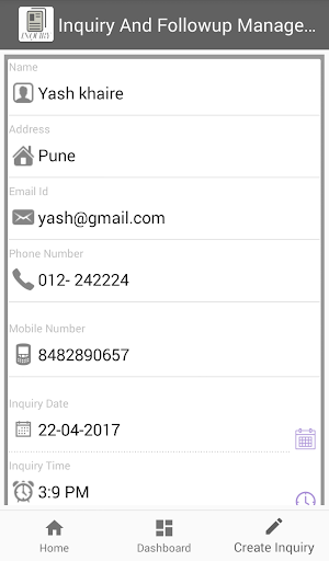 Inquiry  Followups Management