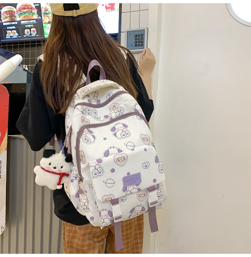 Title 9, Cute Cartoon Printed Backpack Large Capacity Sc...