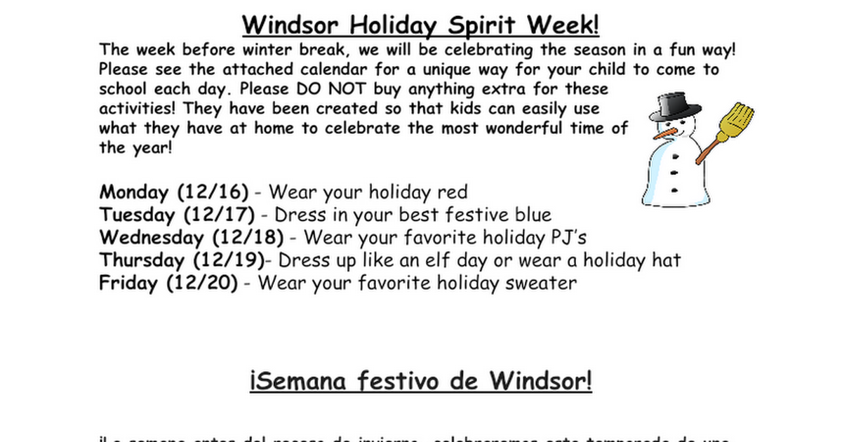 Copy of Holiday Spirit Wear English/Spanish