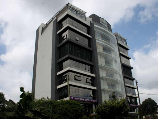 Imperial bank building along Westlands road,Eden Square in Nairobi on January 14. Photo/Enos Teche.