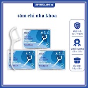 Hộp 50 Tăm Chỉ Nha Khoa - Tăm Chỉ Vệ Sinh Kẽ Răng Chân Nướu , Chỉ Nha Khoa Tiệt Trùng