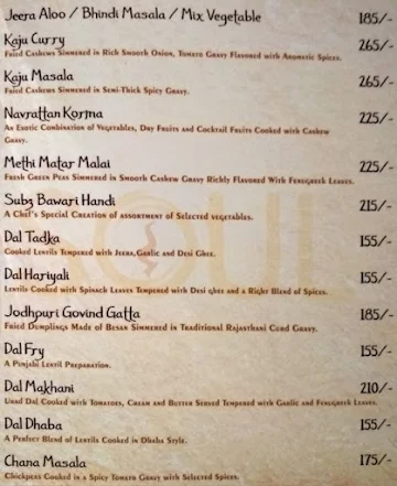 Soul Restaurant menu 