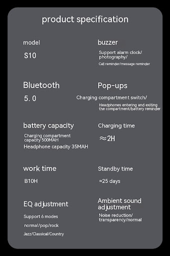 Title 7, Long Endurance LED Display Sports Headphones wi...