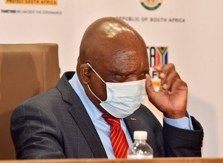 Health minister Dr Joe Phaahla says the country is seeing an uptick in Covid-19 infections. File photo.