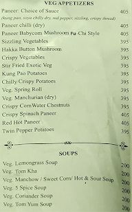 Fire & Spice menu 1