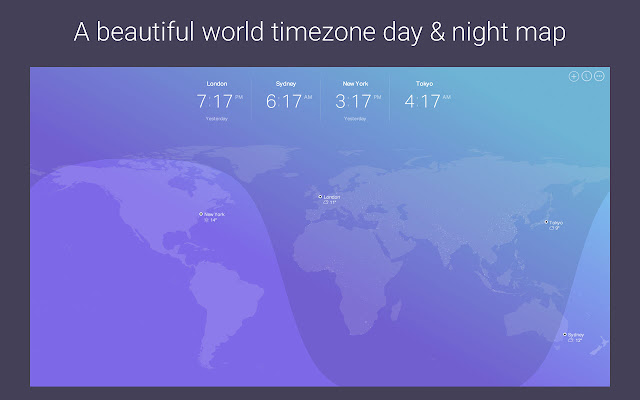 Omni World Timezone Map chrome extension