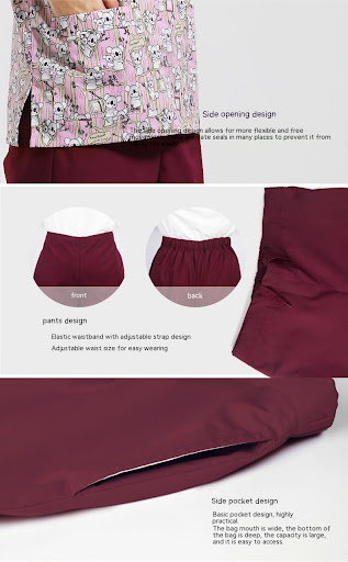 Title 5, Mens And Womens Polyester Cotton Printed Surg...