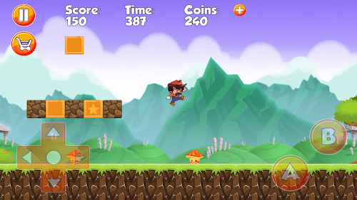 Android application Super Cowboy World Adeventure screenshort