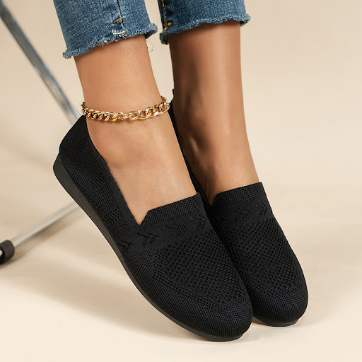 Title 33, Womens Plus Size Round Toe Flat Bottom Casual ...